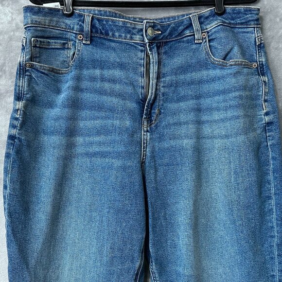 American Eagle Mom Jean Medium Wash Size 16 - Picture 2 of 10